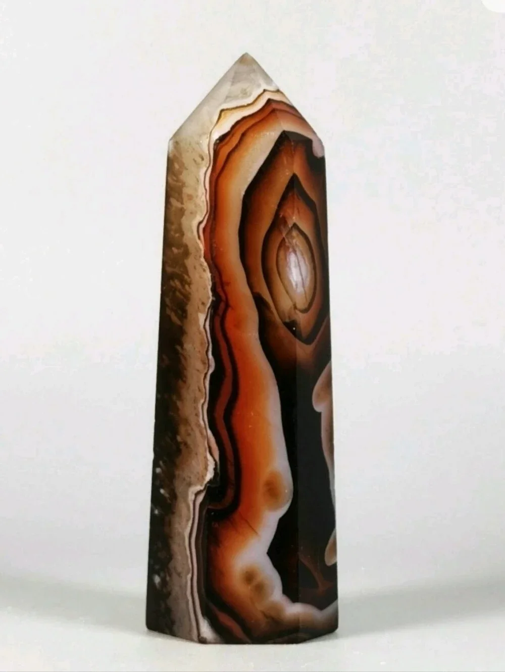 AAA GRADE Rare Madagascar Banded Agate Tower Sardonyx Crystal OFFERS WELCOME!